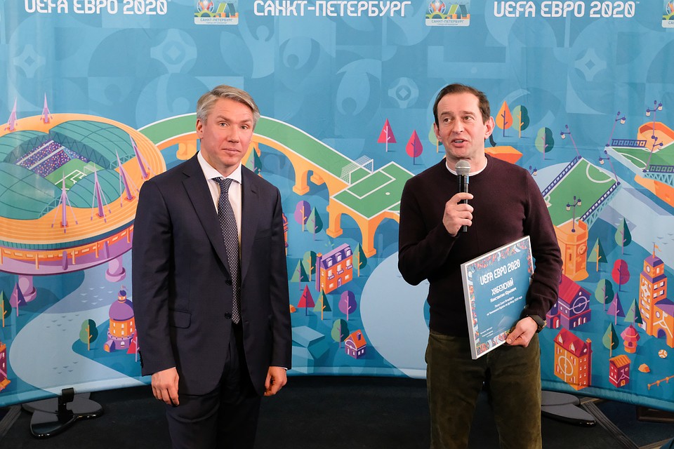 Константин Хабенский стал послом Петербурга на ЕВРО-2020. Фото: Артем КИЛЬКИН