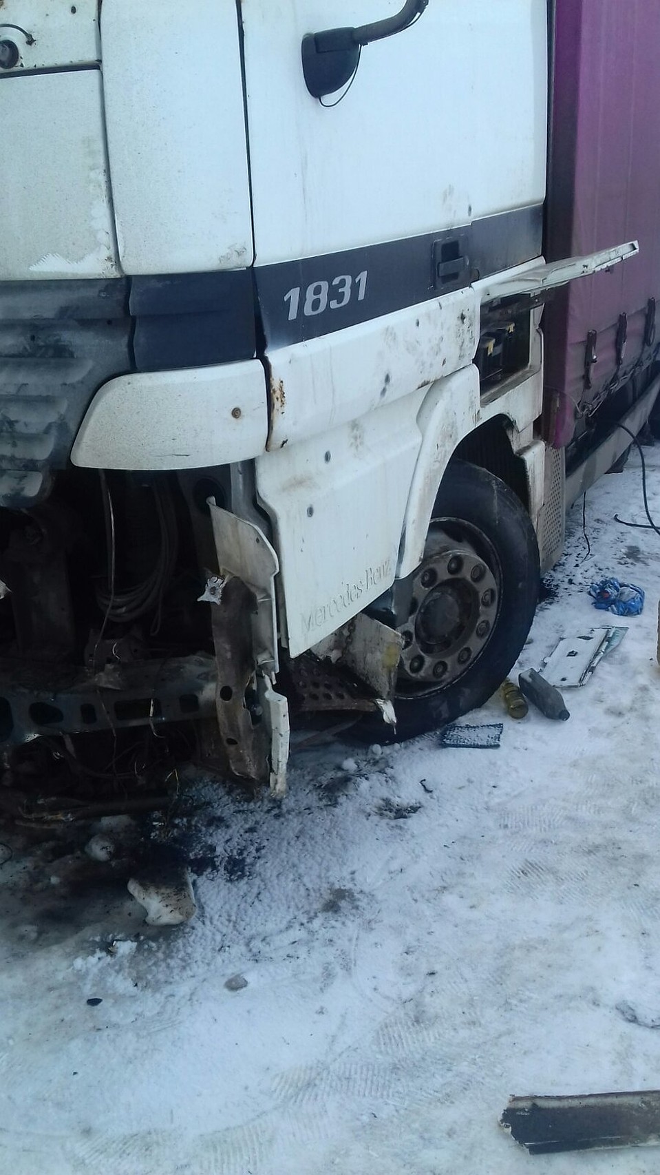 Помочь водителю вызвались бывшие коллеги