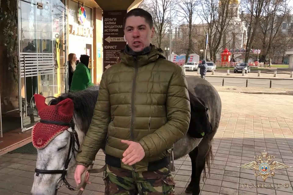"Не раздумывая, бросился за грабителем", - рассказывает Денис. Фото: пресс-служба УМВД Калининградской области