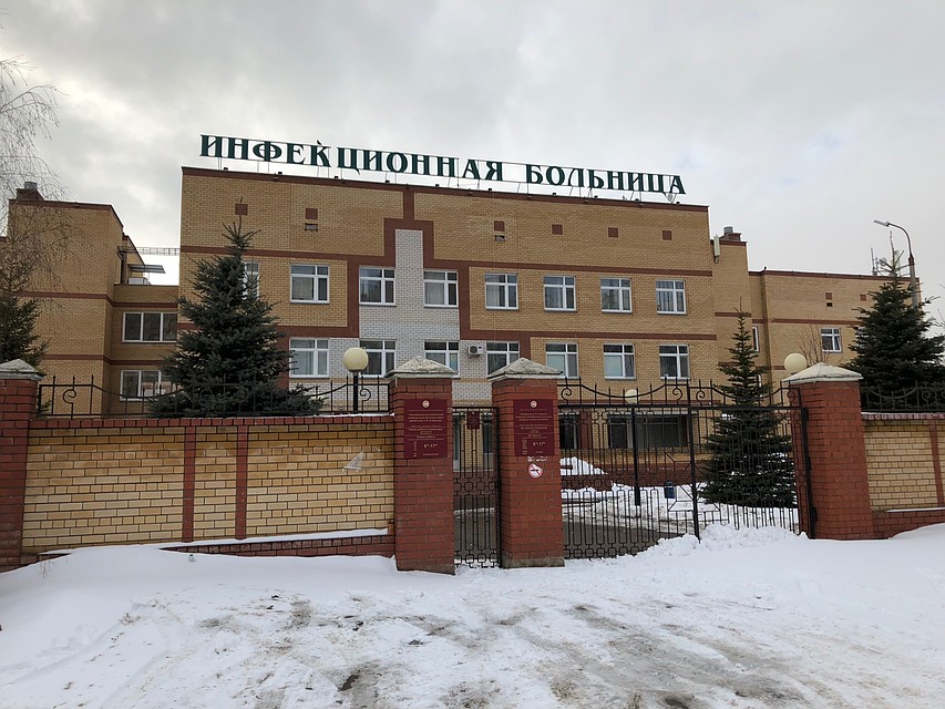 В этой больнице пассажиры лайнера проведут ближайшие 14 дней, с момента прибытия в Казань. Фото: Алина ГАБДУЛИНА