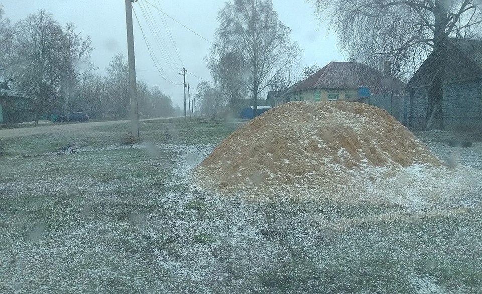 "Зима" в Погаре. Фото: vk.com, группа "Типичный Брянск".