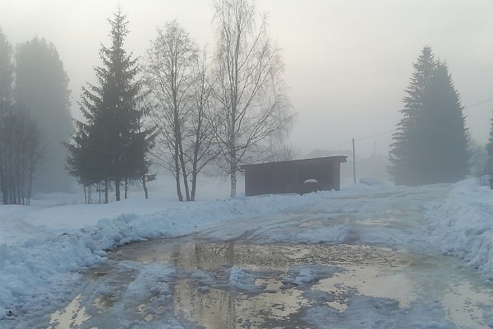 Адвективный туман. Фото: vk.com/meteokirov, Алексей КОКОРИН