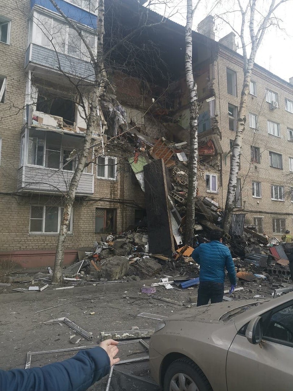 В Орехово-Зуево обрушилась жилая пятиэтажка. Фото: СОЦСЕТИ