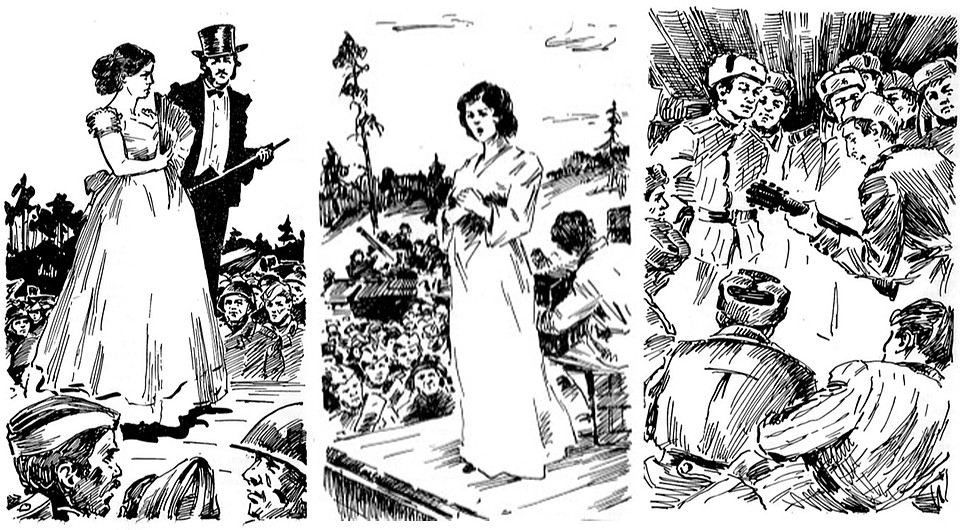 Сценки из классического репертуара, как на иллюстрациях к книге Сергея Остроумова, и не только очень любили на таких лесных концертах. Фото: книга «Особое подразделение»