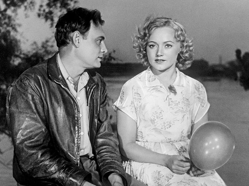 C актером Павлом Кадочниковым на съемках фильма "Укротительница тигров", 1954 г. Фото: GLOBAL LOOK PRESS