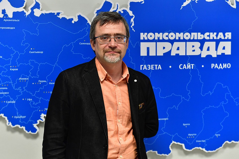 Генеральный директор Всероссийского центра изучения общественного мнения (ВЦИОМ) Валерий Федоров в редакции "Комсомольской правды". Фото: Иван МАКЕЕВ