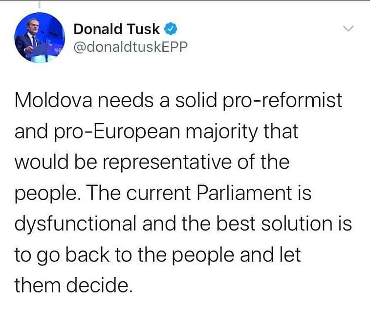 Послание Туска.