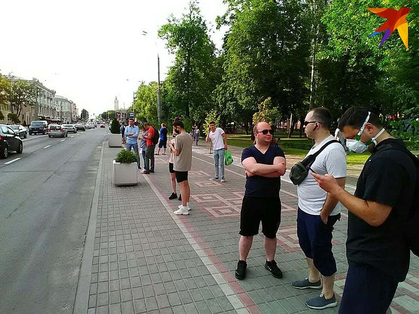 Акция солидарности в Гомеле. Фото: Павел МИЦКЕВИЧ