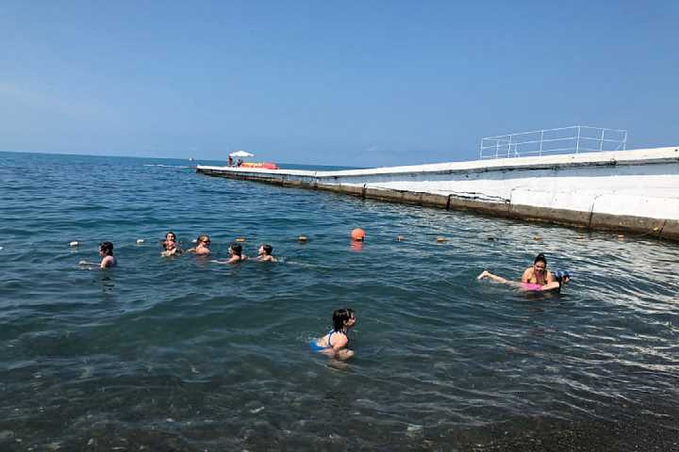 В Сочи открыты свыше половины из 190 пляжей. Фото пресс-службы мэрии Сочи