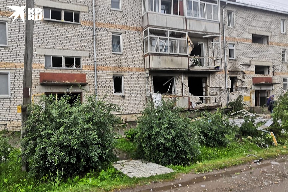 Трое жильцов дома пострадали, один из них погиб. Фото: предоставлено очевидцем