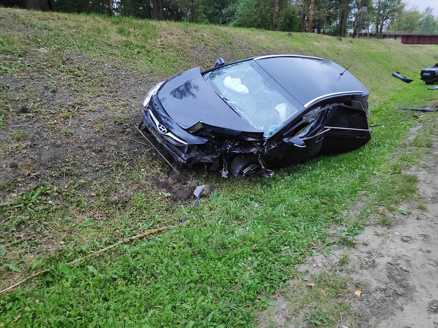 В аварии пострадали три человека. Фото Госавтоинспекции Орловской области