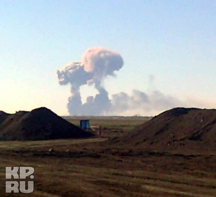 "Грибы" от взрывов