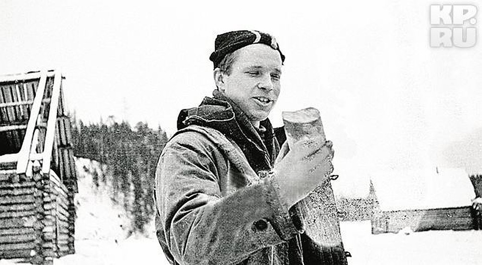 Юрий Юдин во время похода дятловцев.
