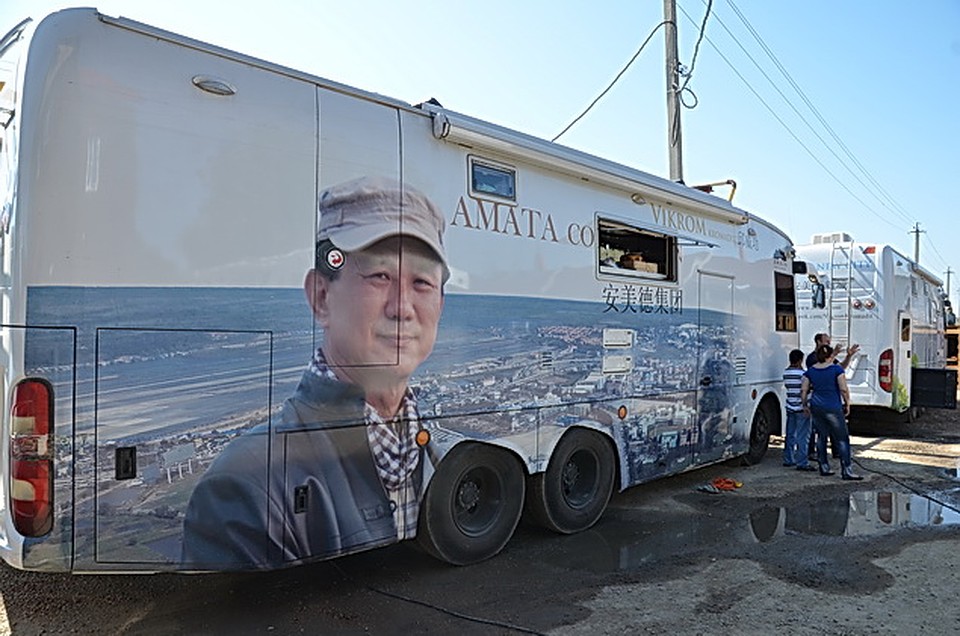 Стоянка «Караван. Азия» в Новосибирске.
