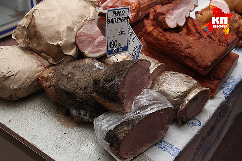 Запеченое мясо из Белоруссии Фото: Валерий ЗВОНАРЕВ