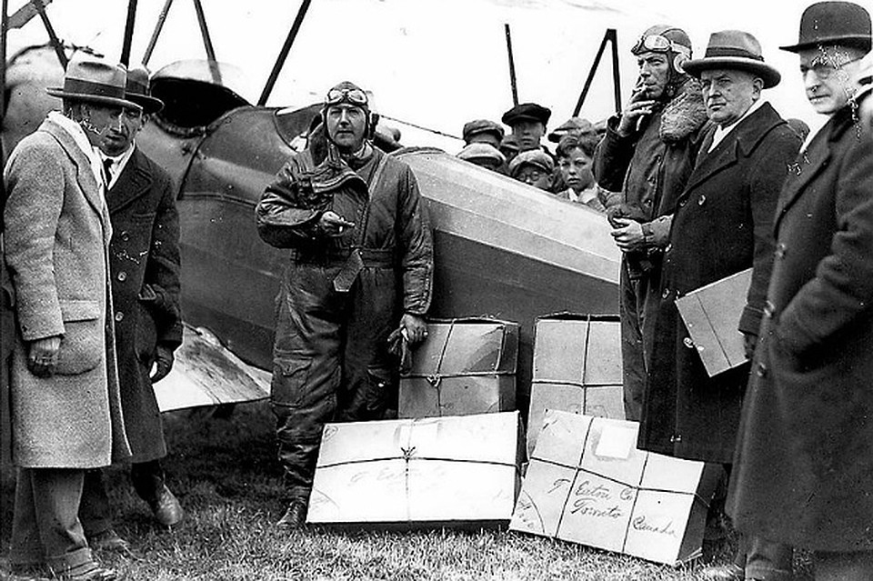 Почтовый рейс в 1918 году в Канаде