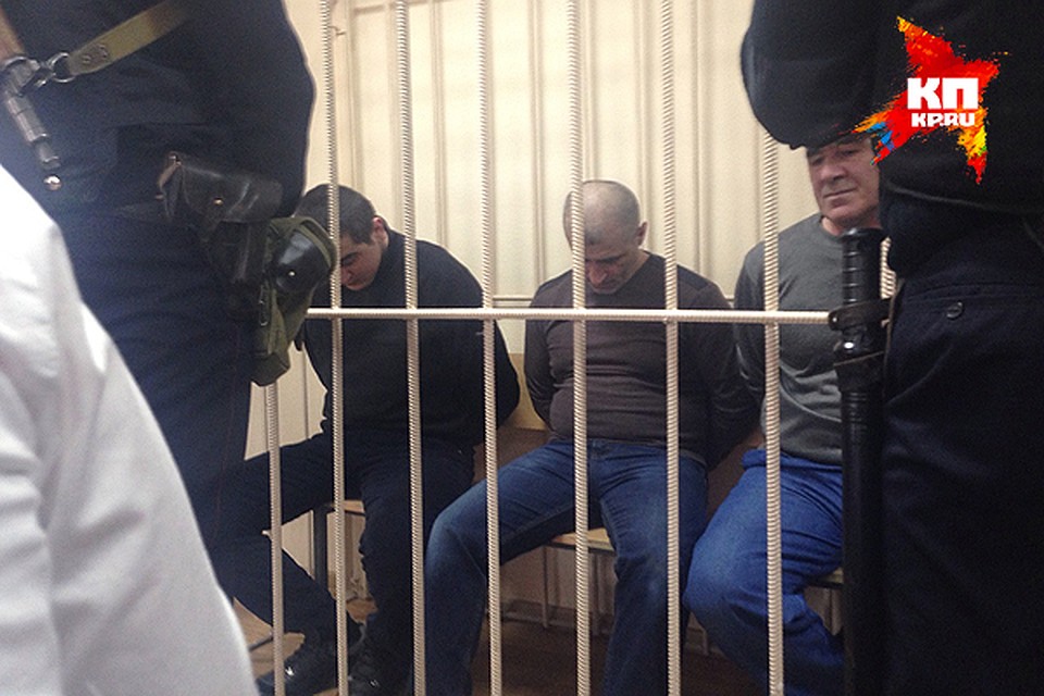 Слева-направо: Тигир Батиров, Алаутдин Дадаев, Ибрагим Магомедов... Фото: Анастасия МОРЫЛЕВА