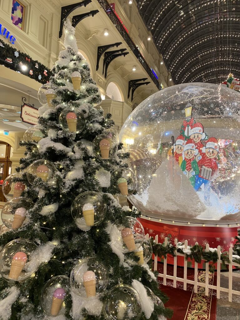 Москва Новогодняя 2022 Украшение Улиц