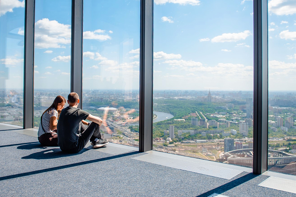 1,5 млн гостей посетили самую высокую смотровую площадку Европы в Москве