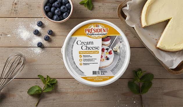 Сыр творожный Cream Cheese — President