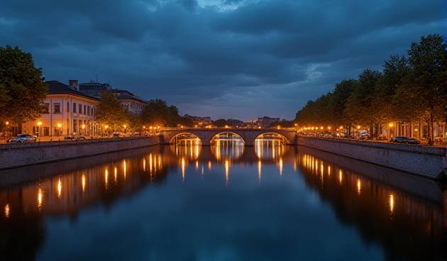 Ночная прогулка по городу