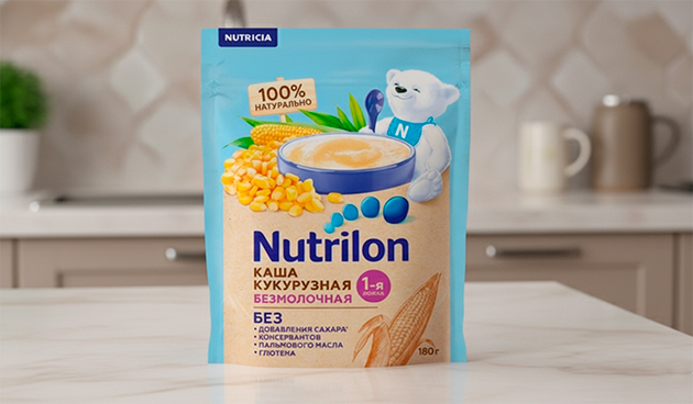 Безмолочная кукурузная каша Nutrilon