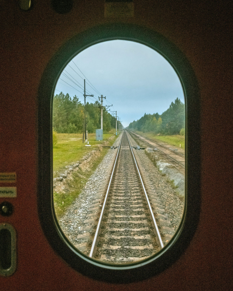 окно поезда