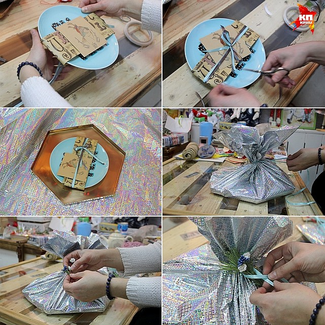 Как красиво упаковать сковороду в подарок. Упаковать тарелку в подарок. Упаковка тарелок в подарок. Упаковать тарелку в бумагу. Подарочная упаковка сковородки