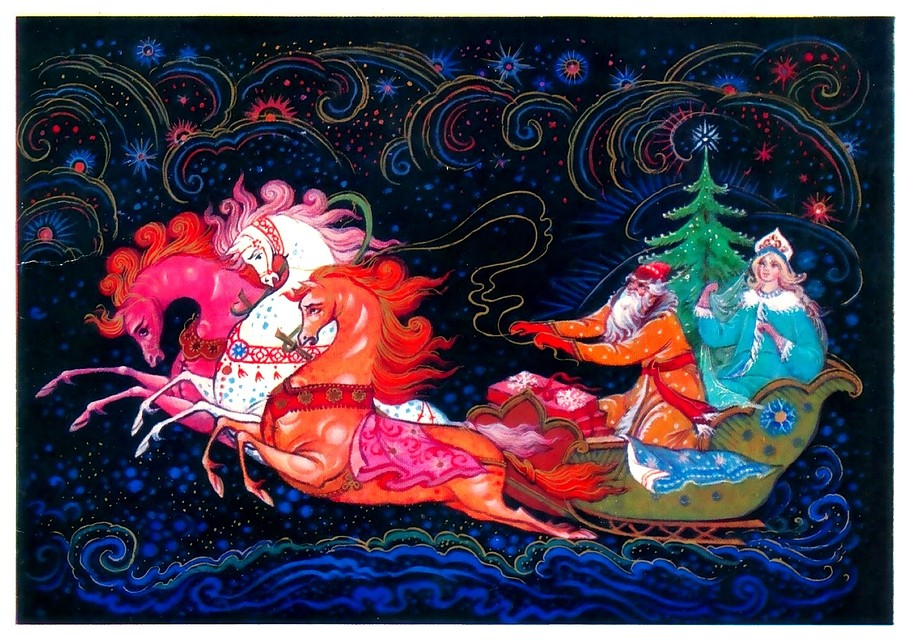 Палех новый год картинки, днем