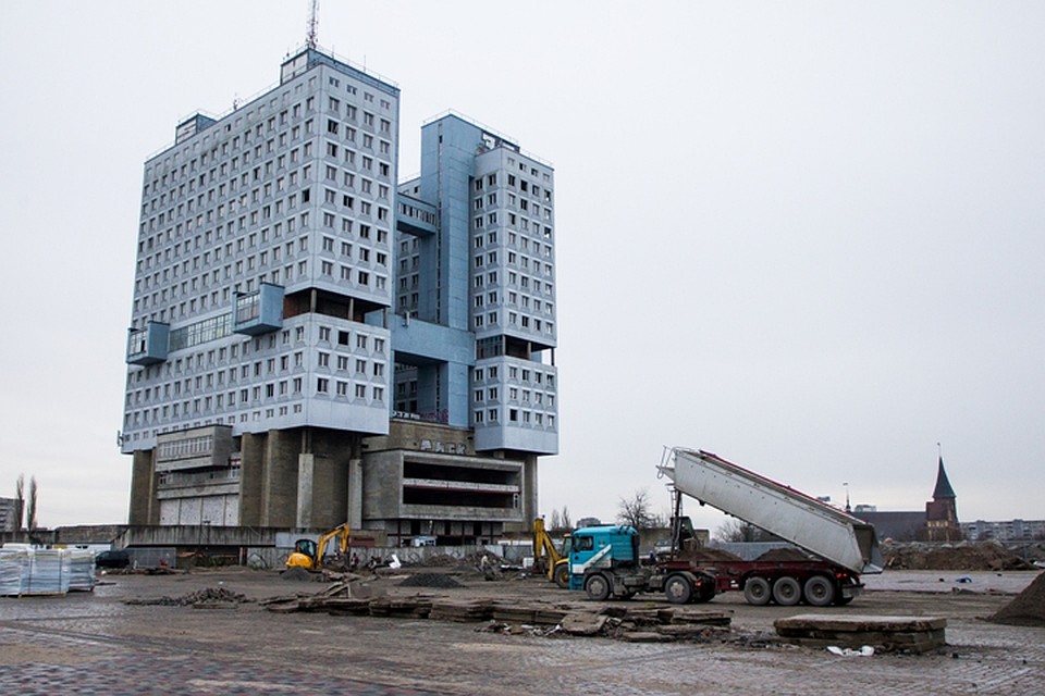 Проект на месте дома советов в калининграде