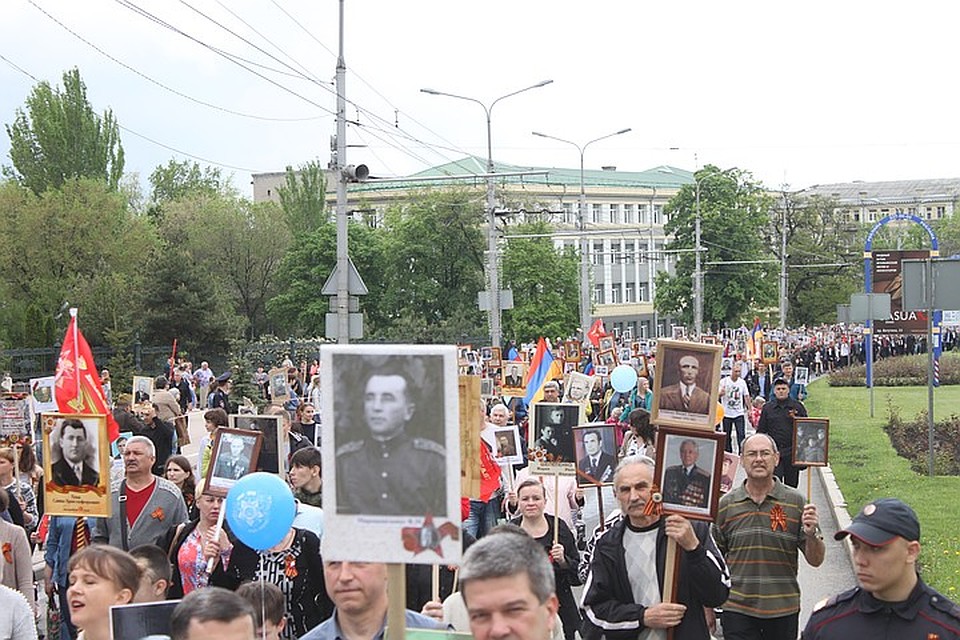 Особая боль «Дома» - празднование Дня Победы и Бессмертный полк в ЛДНР Фото: Никита МАКАРЕНКОВ, Павел ХАНАРИН