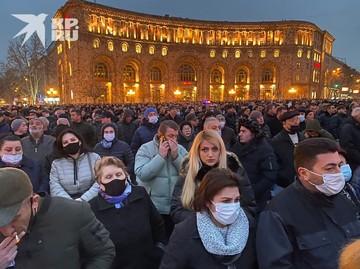Митинг сторонников Пашиняна.