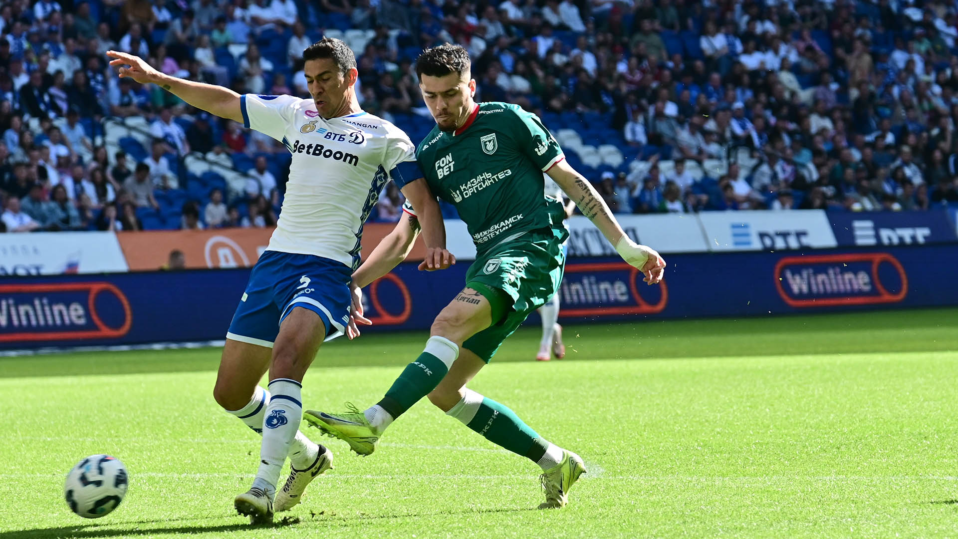 ФК «Рубин» — ФК «Динамо Москва». Фото: globallookpress.com/Pavel Kashaev