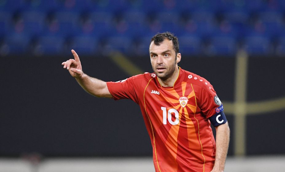 Лучший бомбардир в истории сборной Северной Македонии Горан Пандев. Фото: Global Look Press