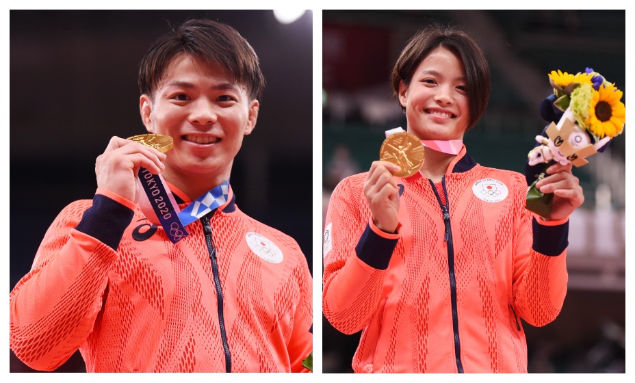 Родные брат с сестрой Хифуми Абэ и Ута Абэ стали олимпийскими чемпионами Игр-2020 с разницей в полчаса. Фото: Global Press Look