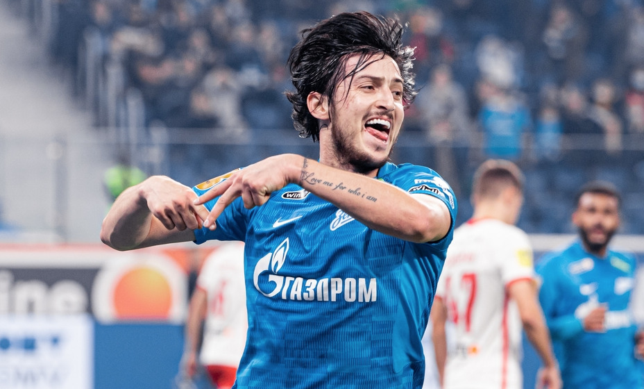 Сердар Азмун стал самым ярким футболистом в России в 2021 году. Фото: ФК «Зенит» 