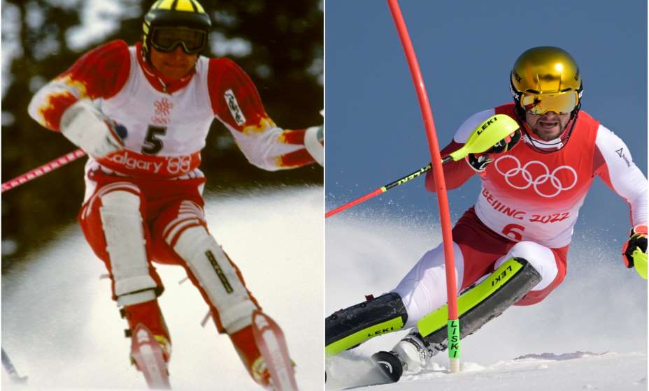 В австрийской семье Штрольц теперь два олимпийских чемпиона - Хуберт (слева) и Йоханнес. Фото: Твиттер Olympics