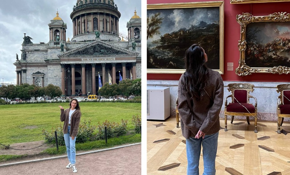 Олимпийская чемпионка Загитова посетила Санкт-Петербург.
Фото: Личная страница Алины Загитовой в соцсетях