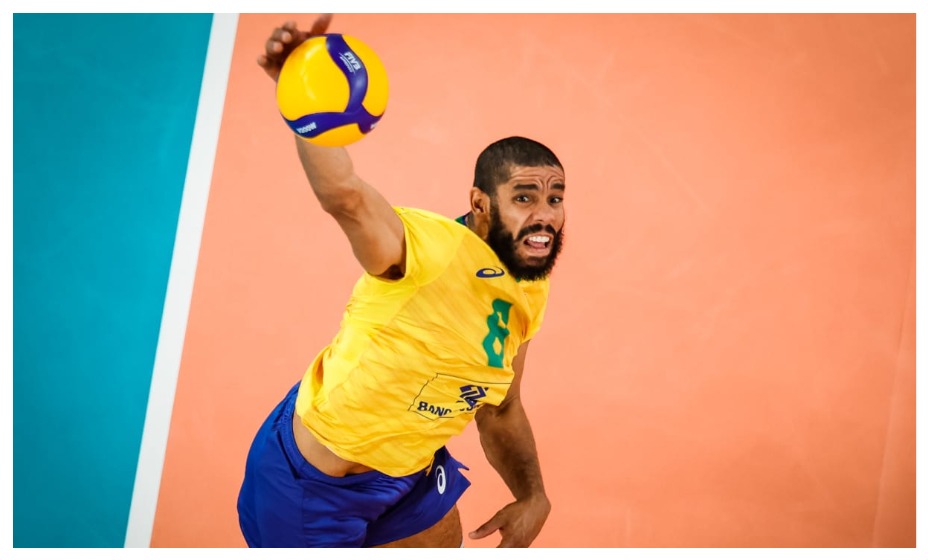 Волейболисты сборной Бразилии встретились с Кубой. Фото: официальный сайт Volleyballworld