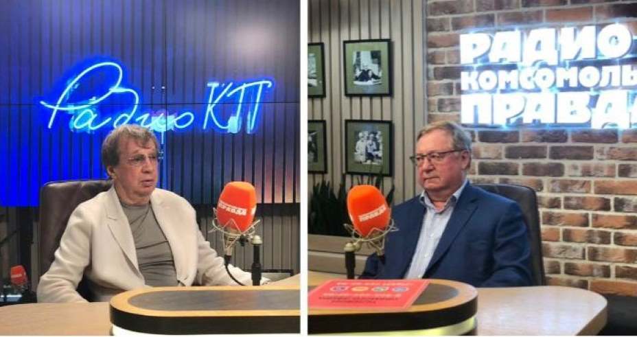 Юрий Семин и Сергей Степашин побывали на «Радио КП». Фото: Александр Гамов, КП