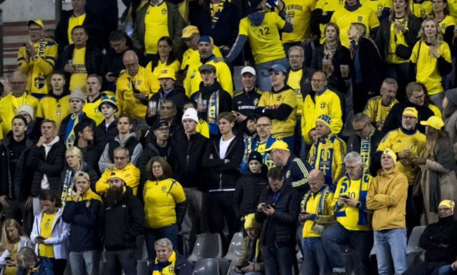 Болельщики Швеции, фото Global Look Press
