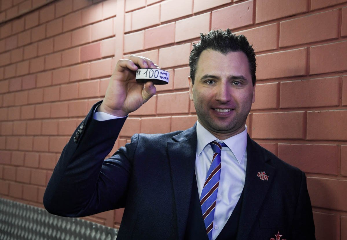 Роман Ротенберг привел СКА к 100-й победе. Фото: пресс-служба ХК СКА (Санкт-Петербург)