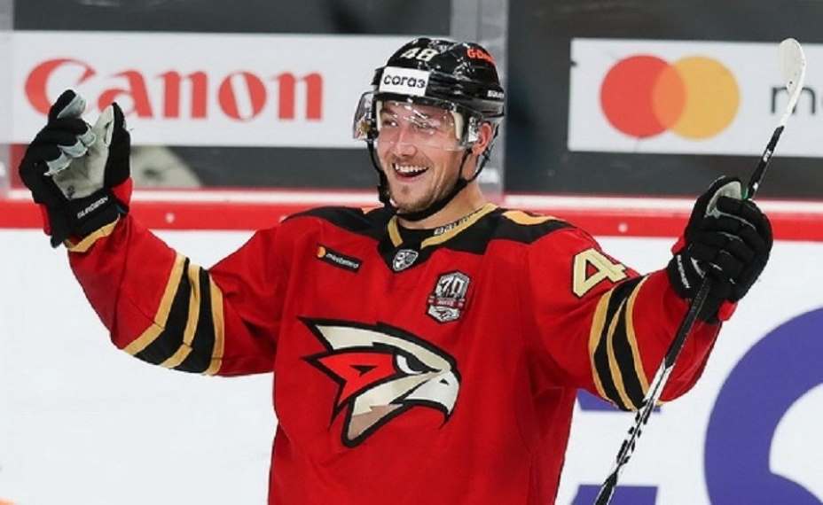 Нападающий Авангард» Буше установил новый рекорд клуба. Фото: ВК ХК «Авангард»