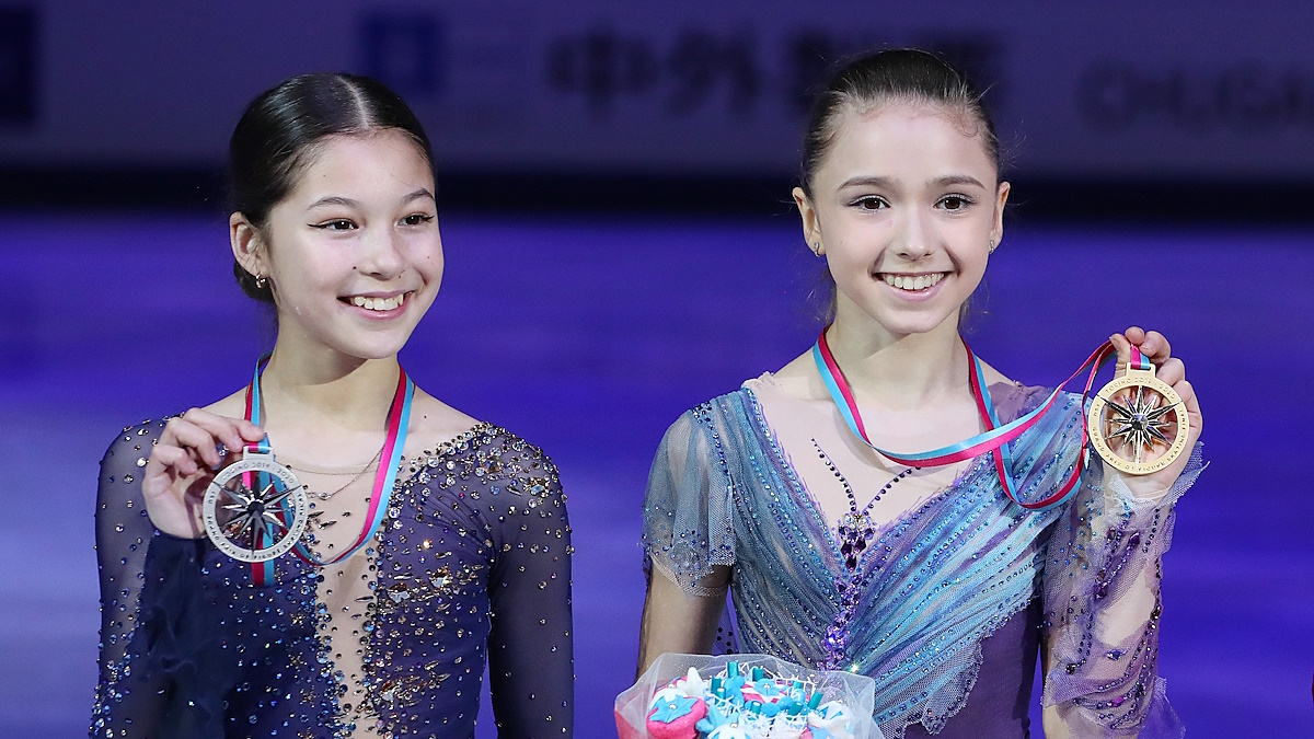 Алиса Лью и Камила Валиева. Фото: GLOBAL LOOK PRESS