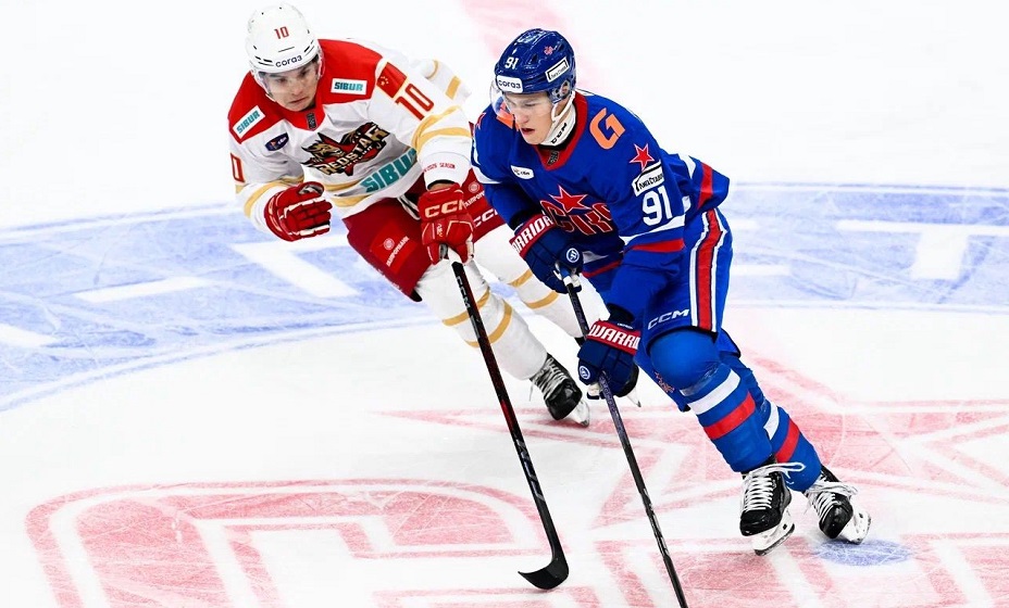 «Куньлунь» 23 октября сыграет против СКА в матче КХЛ. Фото: ХК СКА