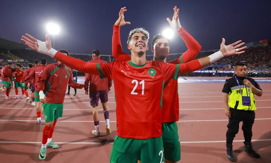 Сборная Марокко обыграла Аргентину и впервые в истории выиграла МЧМ по футболу. Фото: сборная Марокко