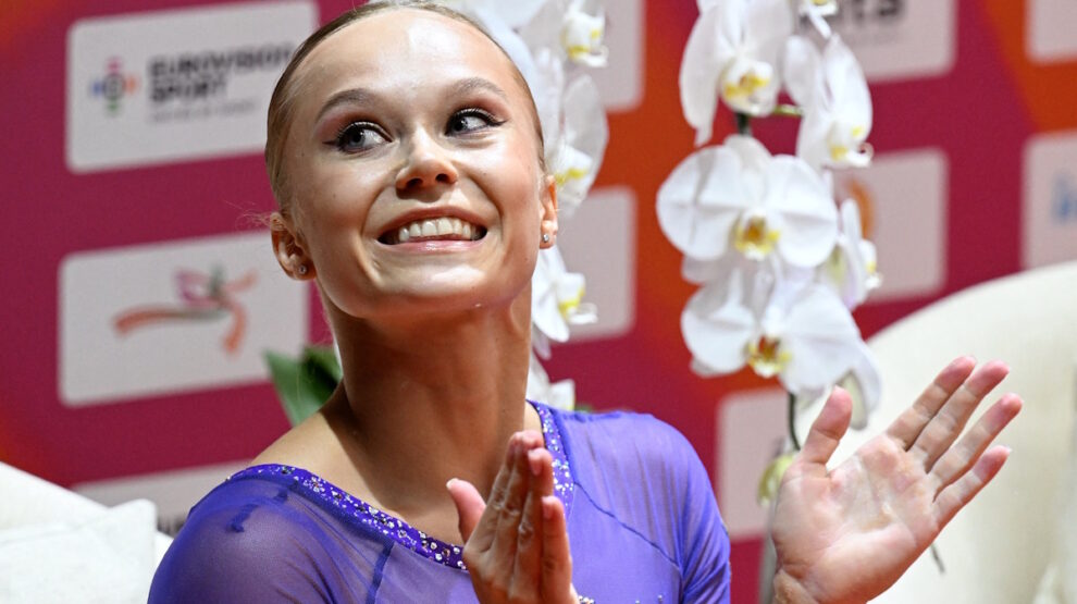 Ангелина Мельникова на чемпионате мира 2025 года. Фото: REUTERS