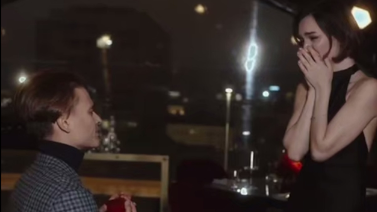 Евгения Медведева объявила о помолвке. Фото: стоп-кадр видео