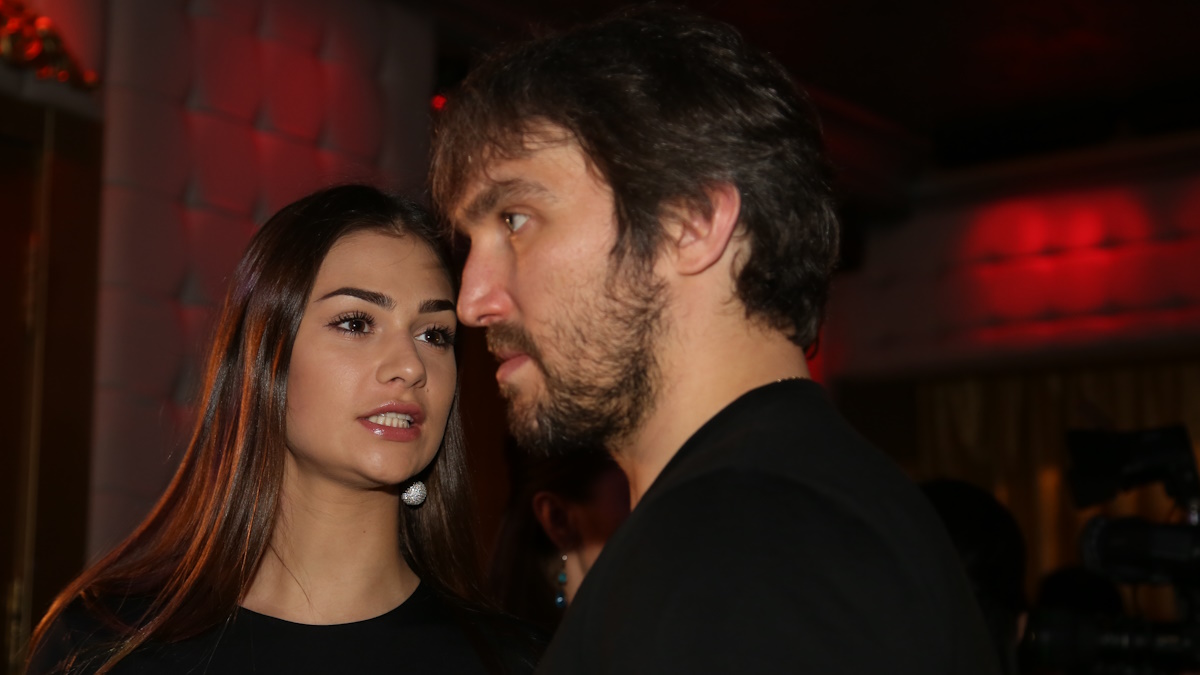 Александр Овечкин и Анастасия Шубская. Фото: Бориус КУДРЯВОВ, КП