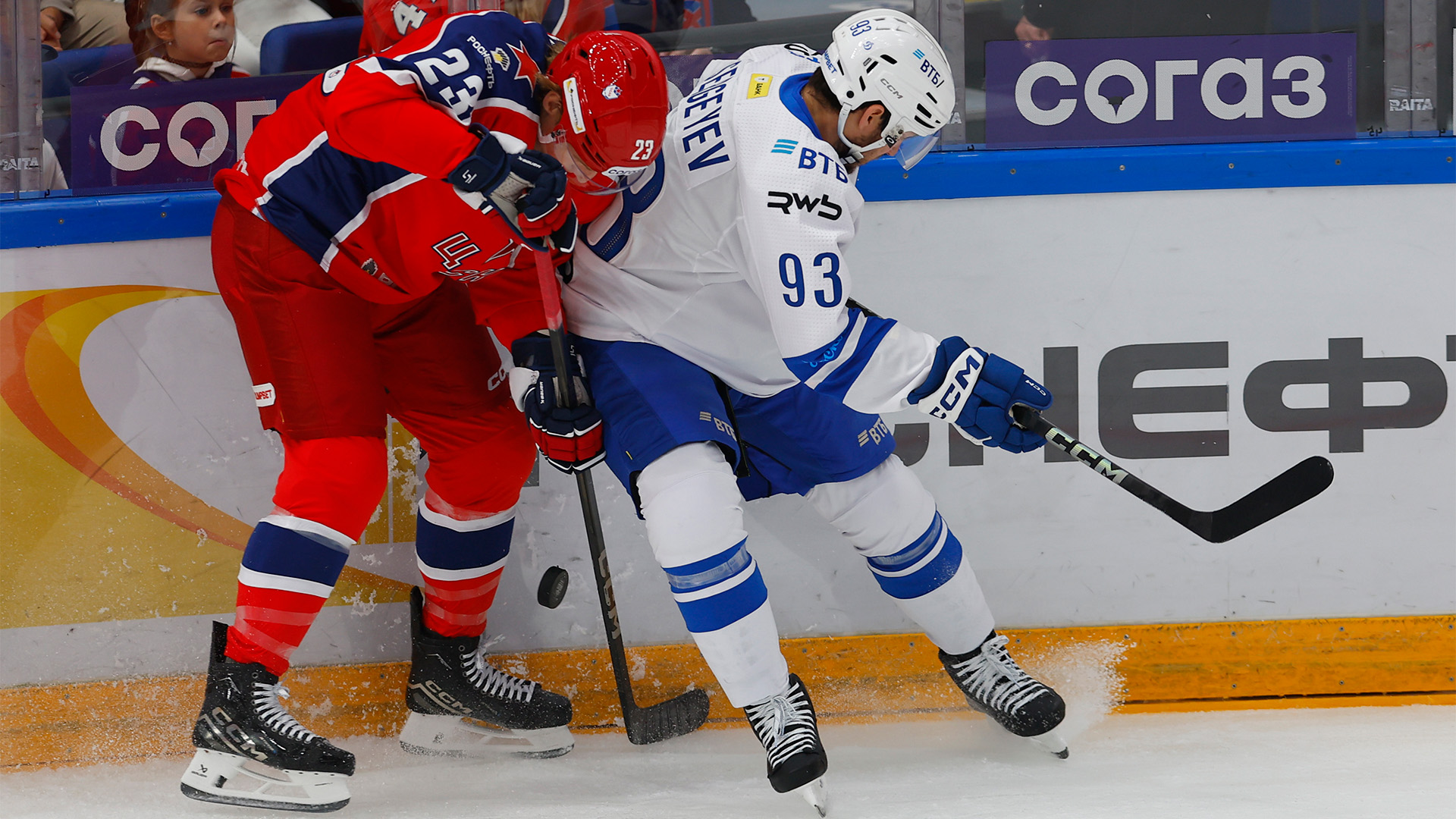 «Динамо» одолело ЦСКА, несмотря на антирекорд КХЛ. Фото: соцсети ХК